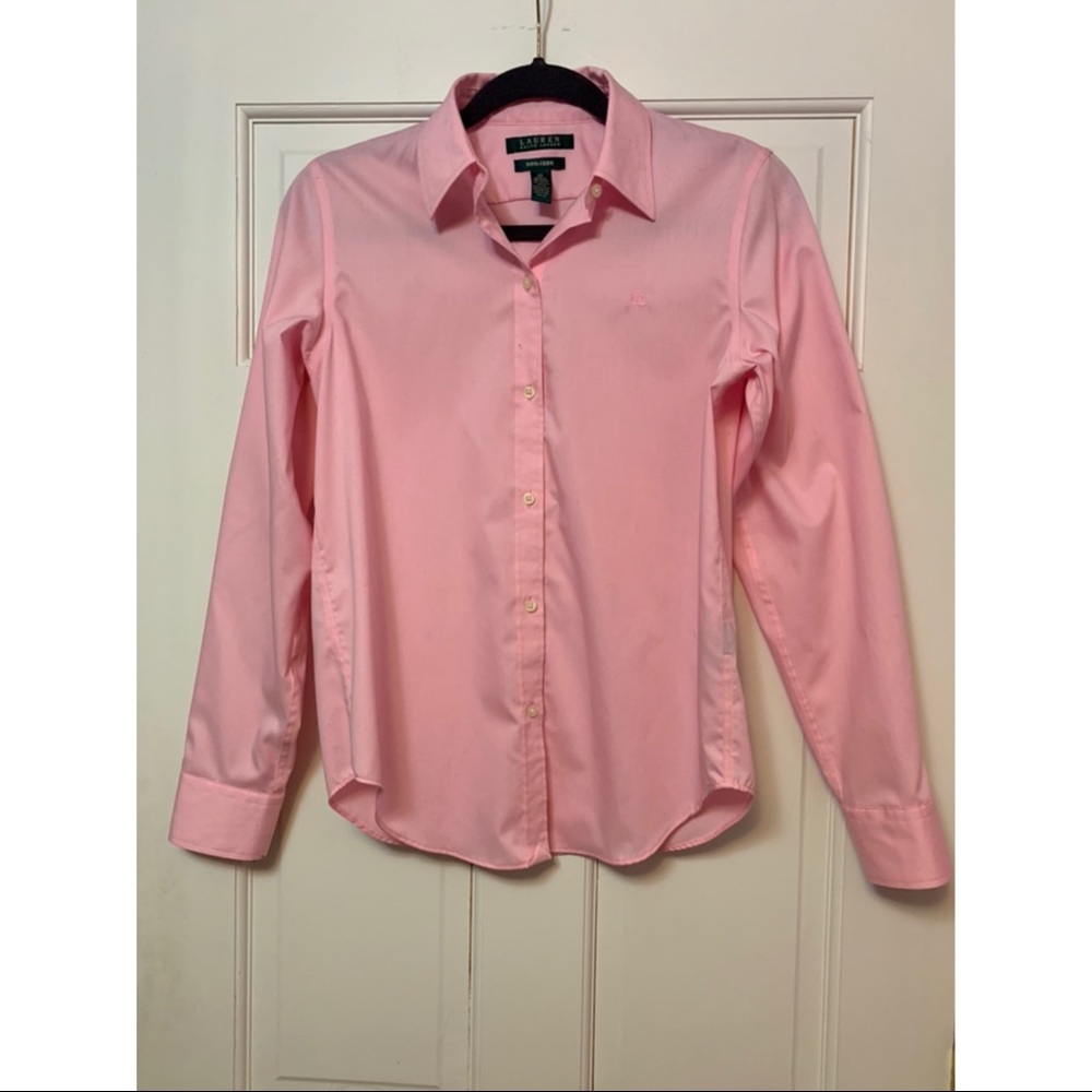 Pink Ralph Lauren Button Down - Picture 2 of 4